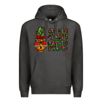 Charcoal Heather summer vibes Premium Hoodie - CowhideDigitalArt