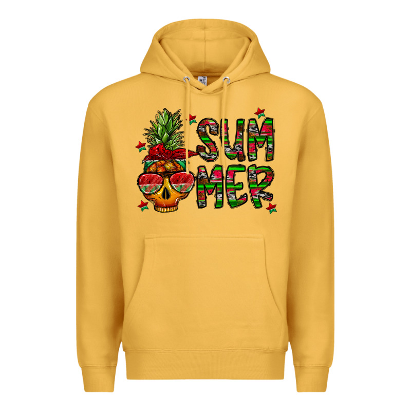 Summer Vibes Premium Hoodie by CowhideDigitalArt | Teevron