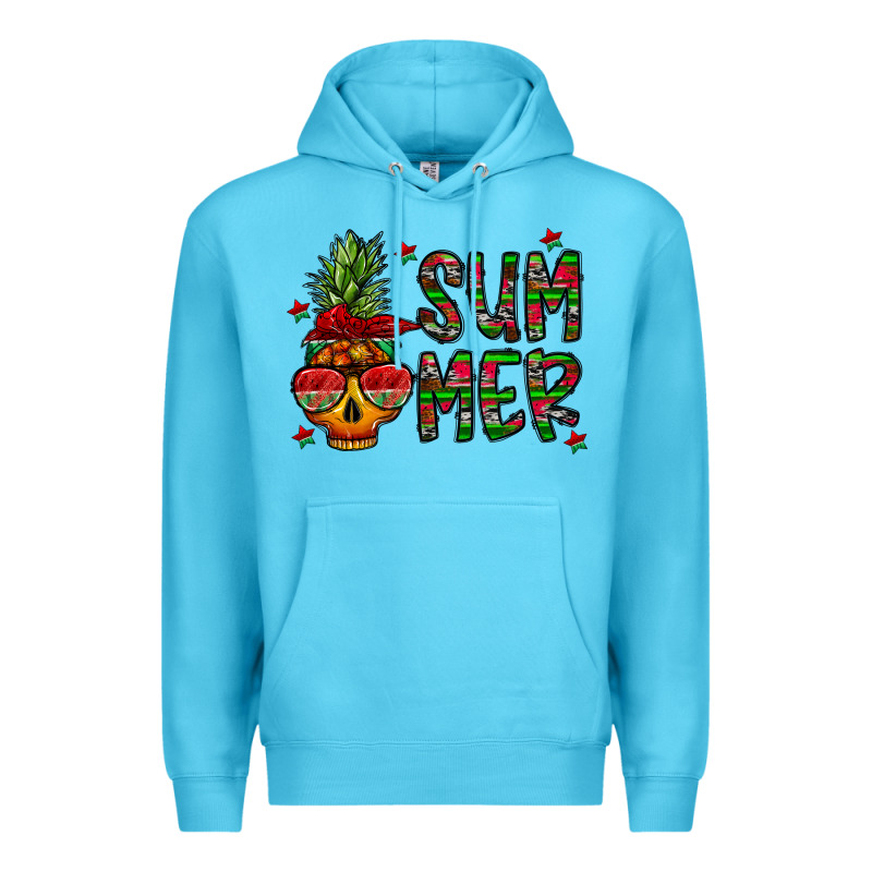 Summer Vibes Premium Hoodie by CowhideDigitalArt | Teevron
