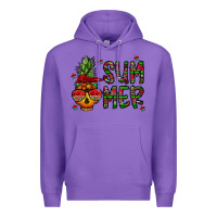 Purple summer vibes Premium Hoodie - CowhideDigitalArt