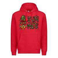 Red summer vibes Premium Hoodie - CowhideDigitalArt