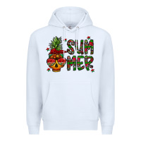 White summer vibes Premium Hoodie - CowhideDigitalArt