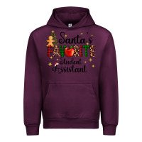 Mauve Wine santa's favorite student assistant Urban Hoodie - AdoDesignShop