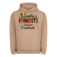 Pigment Burro santa's favorite student assistant Urban Hoodie - AdoDesignShop