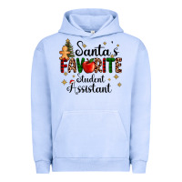 Pigment Grape Ice santa's favorite student assistant Urban Hoodie - AdoDesignShop