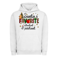 Pigment Lunar Rock santa's favorite student assistant Urban Hoodie - AdoDesignShop