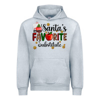Heather Grey santa's favorite substitute Urban Hoodie - AdoDesignShop