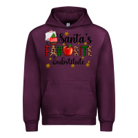 Mauve Wine santa's favorite substitute Urban Hoodie - AdoDesignShop