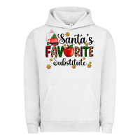 Pigment Lunar Rock santa's favorite substitute Urban Hoodie - AdoDesignShop