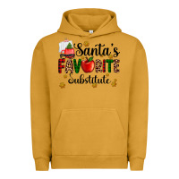 Pigment Peanut Butter santa's favorite substitute Urban Hoodie - AdoDesignShop
