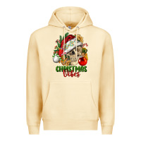 Pina Colada Christmas Vibes Human Skull Premium Hoodie - FaDigitalArtStudio