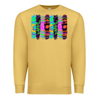 Antique Gold tie dye brushstrokes Premium Sweatshirt - RanaPortraitStore
