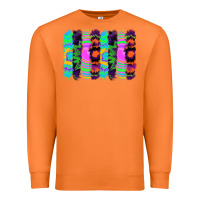 Carrot tie dye brushstrokes Premium Sweatshirt - RanaPortraitStore