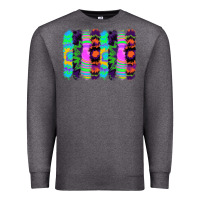 Charcoal Heather tie dye brushstrokes Premium Sweatshirt - RanaPortraitStore