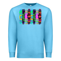 Ocean Blue tie dye brushstrokes Premium Sweatshirt - RanaPortraitStore