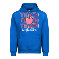 Cobalt teach with love Urban Hoodie - JahusDesignShop