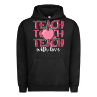 Pigment Black teach with love Urban Hoodie - JahusDesignShop