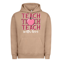 Pigment Burro teach with love Urban Hoodie - JahusDesignShop