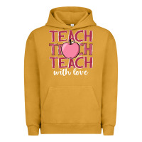 Pigment Peanut Butter teach with love Urban Hoodie - JahusDesignShop
