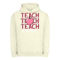 Pigment Pistachio teach with love Urban Hoodie - JahusDesignShop