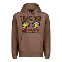 Chestnut teacher of duty Premium Hoodie - CowhideDigitalArt