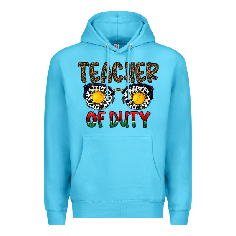 Teacher Of Duty Premium Hoodie by CowhideDigitalArt | Teevron