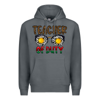 Rock teacher of duty Premium Hoodie - CowhideDigitalArt