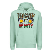 Seafoam teacher of duty Premium Hoodie - CowhideDigitalArt