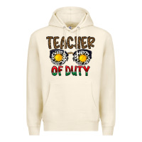 Tofu teacher of duty Premium Hoodie - CowhideDigitalArt