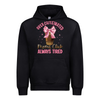 Black over caffeinated moms club Urban Hoodie - JahusDesignShop
