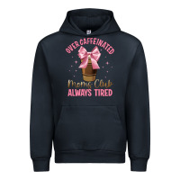 Navy over caffeinated moms club Urban Hoodie - JahusDesignShop
