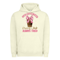 Pigment Pistachio over caffeinated moms club Urban Hoodie - JahusDesignShop