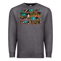 Charcoal Heather western background Premium Sweatshirt - RanaPortraitStore