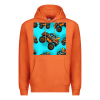 Carrot monster truck pre teen seamless pattern Premium Hoodie - HRA Design Shop
