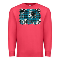 Cardinal winter plaid cowhide pattern background Premium Sweatshirt - RanaPortraitStore