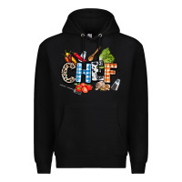 Black chef Premium Hoodie - AdoDesignShop
