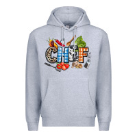 Heather Grey chef Premium Hoodie - AdoDesignShop