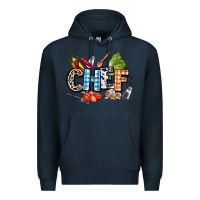 Navy chef Premium Hoodie - AdoDesignShop