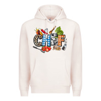 Pale Pink chef Premium Hoodie - AdoDesignShop