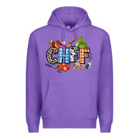 Purple chef Premium Hoodie - AdoDesignShop