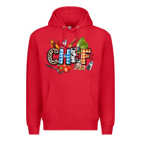 Red chef Premium Hoodie - AdoDesignShop