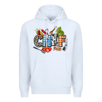 White chef Premium Hoodie - AdoDesignShop
