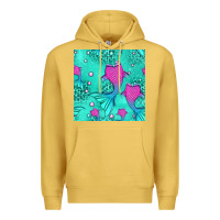 Antique Gold mermaid tail seamless pattern Premium Hoodie - HRA Design Shop