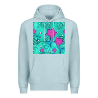 Mermaid Tail Seamless Pattern Premium Hoodie | Teevron