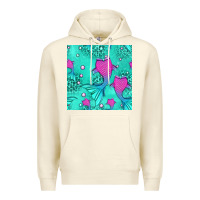 Sandshell mermaid tail seamless pattern Premium Hoodie - HRA Design Shop