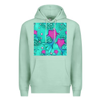 Seafoam mermaid tail seamless pattern Premium Hoodie - HRA Design Shop
