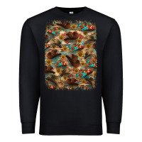 Black western  background Premium Sweatshirt - RanaPortraitStore
