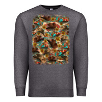 Charcoal Heather western  background Premium Sweatshirt - RanaPortraitStore