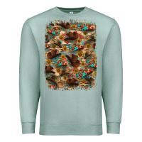 Seafoam western  background Premium Sweatshirt - RanaPortraitStore