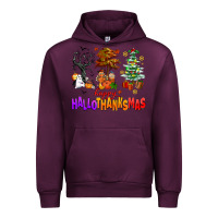 Mauve Wine happy hallothanksmas trees Urban Hoodie - AdoDesignShop